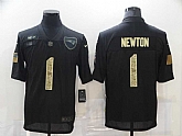 Nike Patriots 1 Cam Newton Black Camo 2020 Salute To Service Limited Jersey,baseball caps,new era cap wholesale,wholesale hats